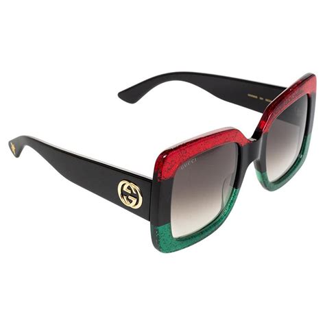 gucci red and green glitter sunglasses|selfridges Gucci sunglasses.